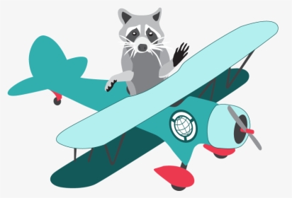 Raccoon Tps - Biplane, HD Png Download, Transparent PNG