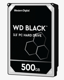 Wd Black Performance Storage 500gb - Western Digital, HD Png Download, Transparent PNG