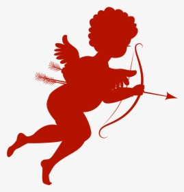 Red Cupid Clipart - Transparent Cupid Png, Png Download, Transparent PNG