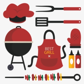 Barbecue Picnic Food Illustration - Food Illustration Bbq, HD Png Download, Transparent PNG