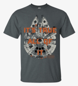 True Millennium Falcon T Shirt & Hoodie - Shirt, HD Png Download, Transparent PNG