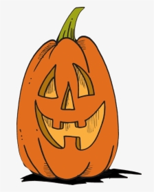 Jack O Lantern Halloween Jack - Cartoon Jack O Lantern, HD Png Download, Transparent PNG