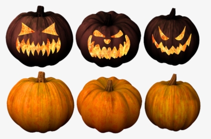 Pumpkin, Pumpkins, Jack, O Lantern, Jack O Lantern - Dibujo De Calabaza Macabra, HD Png Download, Transparent PNG