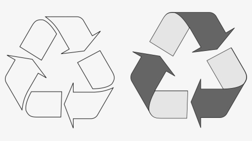 Recycle Clip Arts - Logo Reciclaje Blanco Png, Transparent Png, Transparent PNG
