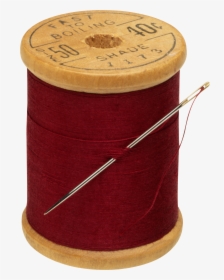Thread And Needle Png - Transparent Background Spool Of Red Thread, Png Download, Transparent PNG
