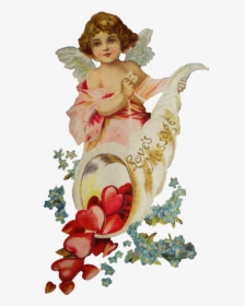 Vintage Cupid Png - Valentine's Day, Transparent Png, Transparent PNG