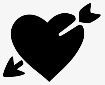 Love Heart Broken Valentine Day Arrow Cupid - Broken Heart With Arrow, HD Png Download, Transparent PNG