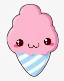 Cotton Candy - Cute Cartoon Candy Floss, HD Png Download, Transparent PNG