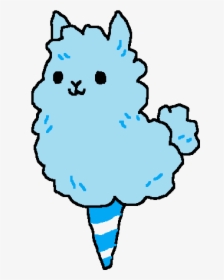 Drawing Candy Cotton - Cartoon Cute Cotton Candy, HD Png Download, Transparent PNG