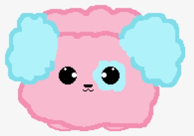 Cotton-candy Marshmallow Dog Clipart , Png Download, Transparent Png, Transparent PNG