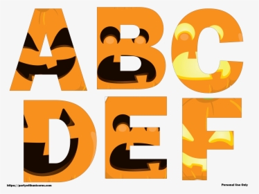 Halloween Letters, HD Png Download, Transparent PNG