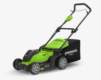 Greenworks 40v Lawn Mower G40lm40 - Greenworks Glm1241, HD Png Download, Transparent PNG