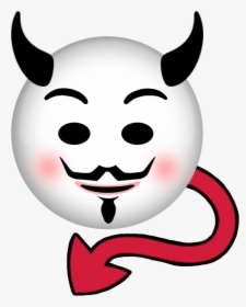 Emoticon Anonymous, HD Png Download, Transparent PNG