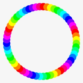 Rainbow Circle Border - Free Rainbow Circle Clipart, HD Png Download, Transparent PNG