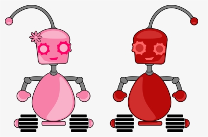 Robot Couple Png, Transparent Png, Transparent PNG