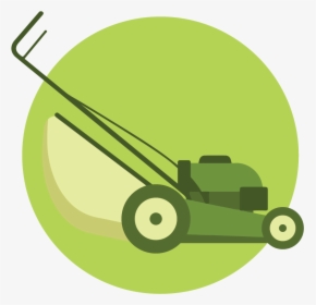 Transparent Lawn Mower Clip Art - Landscaping Lawn Mowing Icon, HD Png Download, Transparent PNG
