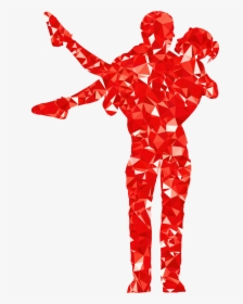 Costume,red,couple - Couple Red Pic Png, Transparent Png, Transparent PNG