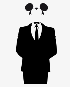 Anonymous Mickey Mouse Person - Anonymous Mask Mickey Mouse, HD Png Download, Transparent PNG