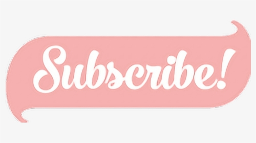 Aesthetic Pastel Pink Subscribe Button Png - Iurd Gifs