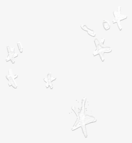 Stars White Overlay Sticker - Drawing, HD Png Download, Transparent PNG