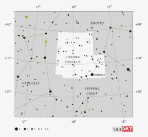 Corona Borealis Constellation Region, HD Png Download, Transparent PNG