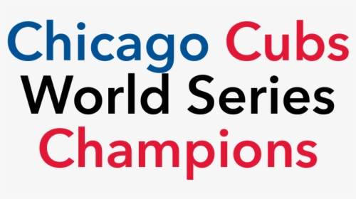 Chicago Cubs Championship Logo Png - Transparent Chicago Cubs World Series Logo, Png Download, Transparent PNG