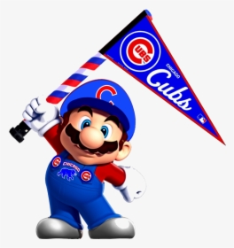 Chicago Cubs Logo Baseball Highlights Mlb Transparent - Mario Bross, HD Png Download, Transparent PNG
