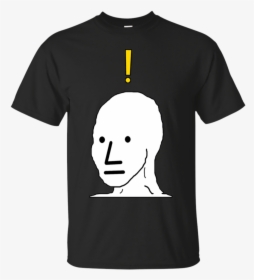 Npc Meme Yellow Exclamation Point T Shirt - Nba Youngboy Jumpman Shirt, HD Png Download, Transparent PNG