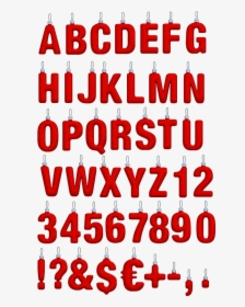 Christmas Ball Font Alphabet Exclamation Mark, Font - Transparent Handmade Fire Fonts, HD Png Download, Transparent PNG