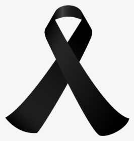 11 September Attacks Black Ribbon Awareness Ribbon - Memory Of Black Ribbon, HD Png Download, Transparent PNG