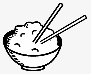Rice Clipart Black And White - Rice Clip Art, HD Png Download, Transparent PNG