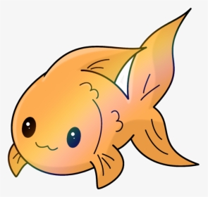 Goldfish Rainbow Kawaii Fish - Kawaii Fish Transparent Background, HD Png Download, Transparent PNG
