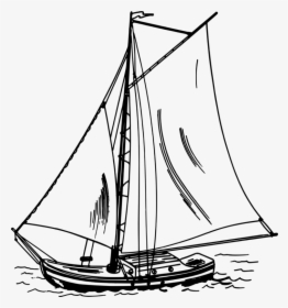 Drawing Sailboats Clipart Sailboat- - Sailing Boat Clip Art, HD Png Download, Transparent PNG