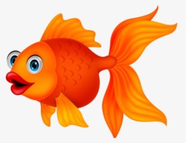 Goldfish Cliparts - Goldfish Clipart, HD Png Download, Transparent PNG