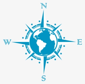 Compass Rose On A Globe, HD Png Download, Transparent PNG