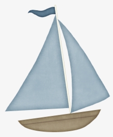 Sailboat Clip Art - Transparent Background Sail Boat Cartoon, HD Png Download, Transparent PNG