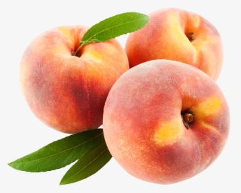 Peach Fruits With Leaf Png Image - Fruits Png, Transparent Png, Transparent PNG