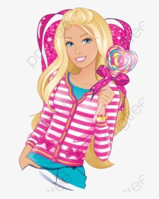 Barbie Doll, Expensive, Lollipop, Heart Shaped Png - Clipart Barbie Png, Transparent Png, Transparent PNG
