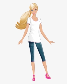 Barbie Png - Cartoon Of Barbie Doll, Transparent Png, Transparent PNG