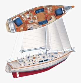 S&j Yachts Sells More Island Packet Yachts Than Anyone - Island Packet Sailboat 485, HD Png Download, Transparent PNG