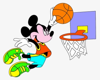 Clipart Ball Basketball Hoop - Spot The Difference Mickey Mouse, HD Png Download, Transparent PNG