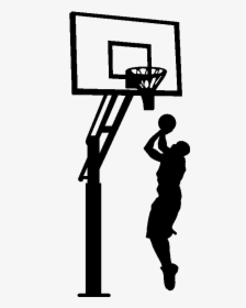 Basketball Player Silhouette, HD Png Download, Transparent PNG