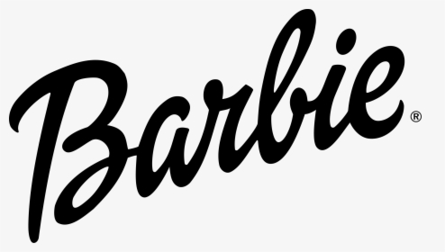 Barbie Png Black And White - Barbie Logo Png Black And White, Transparent Png, Transparent PNG