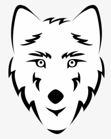 Blank Wolf Head - Easy Wolf Head Drawing, HD Png Download, Transparent PNG