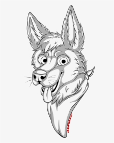 Transparent Wolf Face Clipart - Head Base Drawing Furry, HD Png Download, Transparent PNG