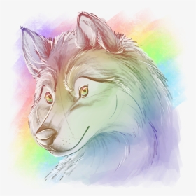 Rainbow Wolf, HD Png Download, Transparent PNG