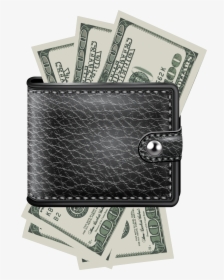 Economy Clipart Dollar Bill - Wallet With Money Png, Transparent Png, Transparent PNG