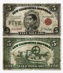 100 Dollars Png - New California Republic Money, Transparent Png, Transparent PNG