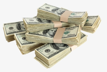 100 Dollar Bills Stacked - Stack Of Dollar Bills Png, Transparent Png, Transparent PNG