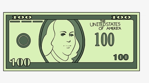 How To Draw Dollar Bill - Dollar Bill Drawing Easy, HD Png Download, Transparent PNG